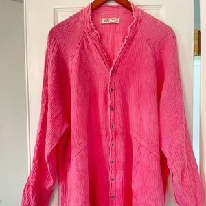 Free People Summer Daydream Tunic Large/Pink